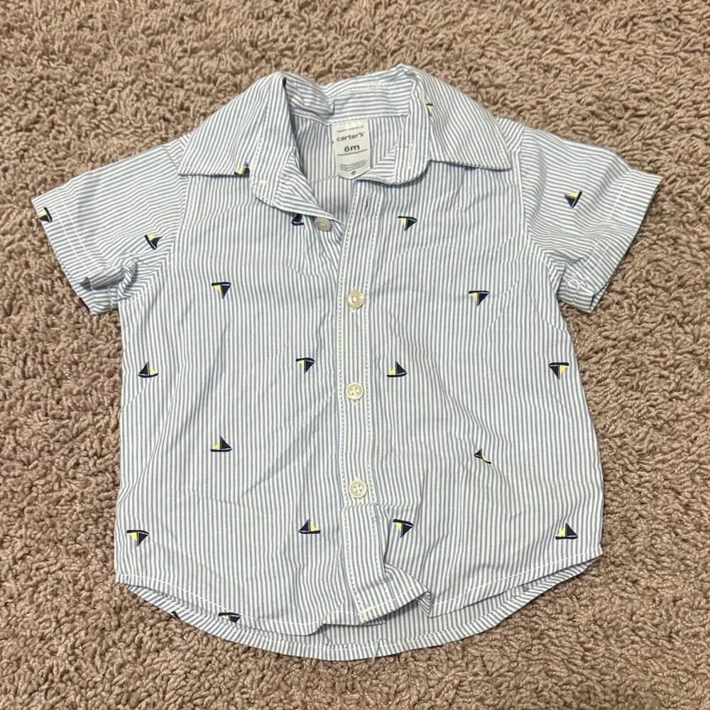 Carter's Striped and Checkered Kids Button Down Shirts - Picture 6 of 9